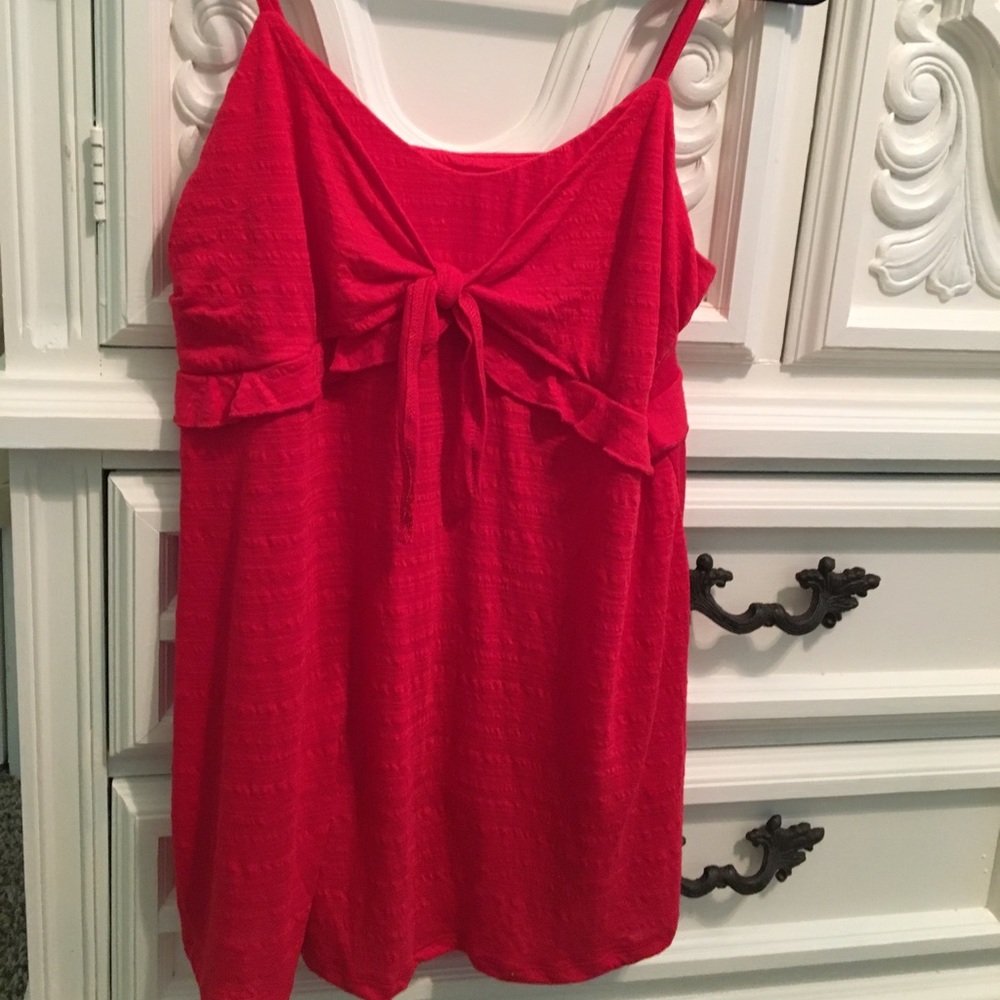 Red Maternity Jessica Simpson tank size M